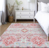 Piper Looms Chantille Oriental ACN1002 Blush Machine Washable Area Rug Lifestyle Image Feature