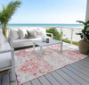 Piper Looms Chantille Oriental ACN1002 Blush Machine Washable Area Rug Outdoor Lifestyle Image Feature