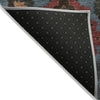 Piper Looms Chantille Oriental ACN1002 Denim Machine Washable Area Rug Backing Image