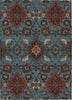 Piper Looms Chantille Oriental ACN1002 Denim Machine Washable Area Rug main image