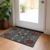Piper Looms Chantille Oriental ACN1002 Denim Machine Washable Area Rug Scatter Lifestyle Image Feature