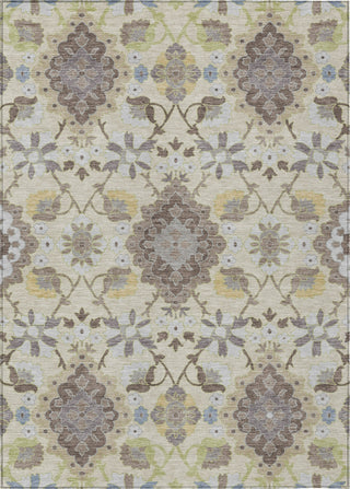 Piper Looms Chantille Oriental ACN1002 Ivory Machine Washable Area Rug main image