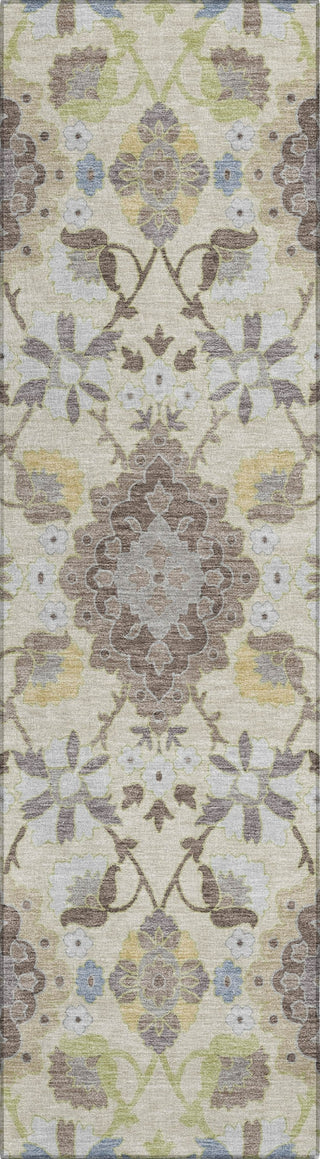 Piper Looms Chantille Oriental ACN1002 Ivory Machine Washable Area Rug Runner Main Image