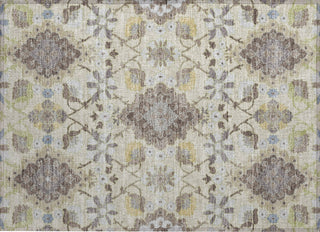 Piper Looms Chantille Oriental ACN1002 Ivory Machine Washable Area Rug Scatter Main Image