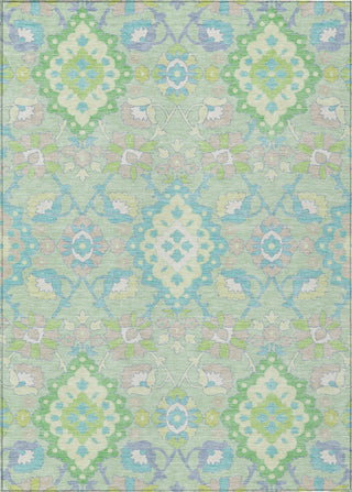 Piper Looms Chantille Oriental ACN1002 Mint Machine Washable Area Rug main image