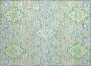 Piper Looms Chantille Oriental ACN1002 Mint Machine Washable Area Rug Scatter Main Image