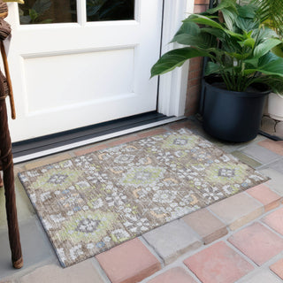 Piper Looms Chantille Oriental ACN1002 Taupe Machine Washable Area Rug Scatter Outdoor Lifestyle Image Feature