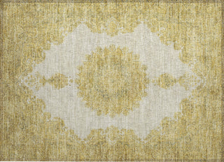 Piper Looms Chantille Oriental ACN1003 Gold Machine Washable Area Rug Scatter Main Image