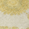 Piper Looms Chantille Oriental ACN1003 Gold Machine Washable Area Rug Swatch Image