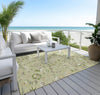 Piper Looms Chantille Floral ACN1006 Aloe Machine Washable Area Rug Outdoor Lifestyle Image Feature