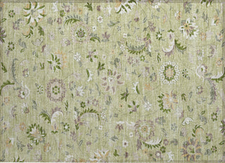Piper Looms Chantille Floral ACN1006 Aloe Machine Washable Area Rug Scatter Main Image