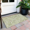 Piper Looms Chantille Floral ACN1006 Aloe Machine Washable Area Rug Scatter Outdoor Lifestyle Image Feature