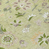 Piper Looms Chantille Floral ACN1006 Aloe Machine Washable Area Rug Swatch Image