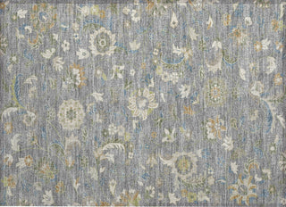 Piper Looms Chantille Floral ACN1006 Gray Machine Washable Area Rug Scatter Main Image