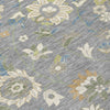Piper Looms Chantille Floral ACN1006 Gray Machine Washable Area Rug Swatch Image