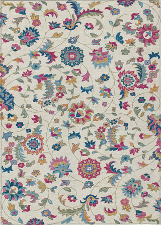 Piper Looms Chantille Floral ACN1006 Linen Machine Washable Area Rug main image