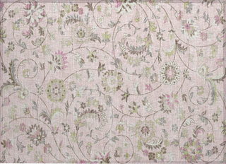 Piper Looms Chantille Floral ACN1006 Pink Machine Washable Area Rug Scatter Main Image
