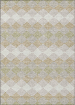 Piper Looms Chantille Geometric ACN1007 Beige Machine Washable Area Rug main image