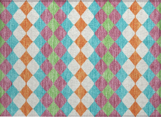 Piper Looms Chantille Geometric ACN1007 Blush Machine Washable Area Rug Scatter Main Image