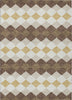 Piper Looms Chantille Geometric ACN1007 Brown Machine Washable Area Rug main image