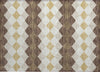 Piper Looms Chantille Geometric ACN1007 Brown Machine Washable Area Rug Scatter Main Image