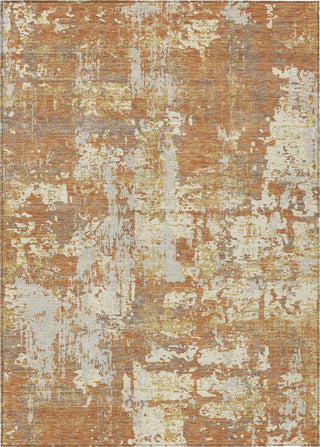 Piper Looms Chantille Abstract ACN1008 Copper Machine Washable Area Rug main image