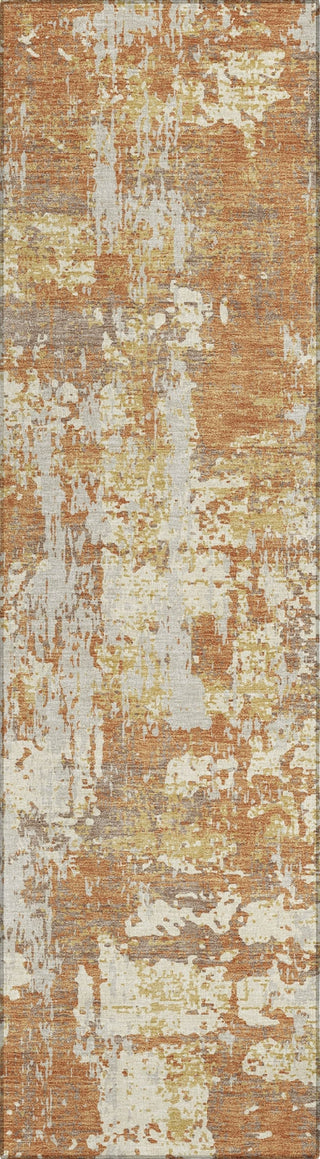 Piper Looms Chantille Abstract ACN1008 Copper Machine Washable Area Rug Runner Main Image