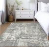 Piper Looms Chantille Abstract ACN1008 Gray Machine Washable Area Rug Lifestyle Image Feature