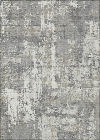 Piper Looms Chantille Abstract ACN1008 Gray Machine Washable Area Rug main image