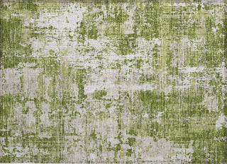 Piper Looms Chantille Abstract ACN1008 Green Machine Washable Area Rug Scatter Main Image