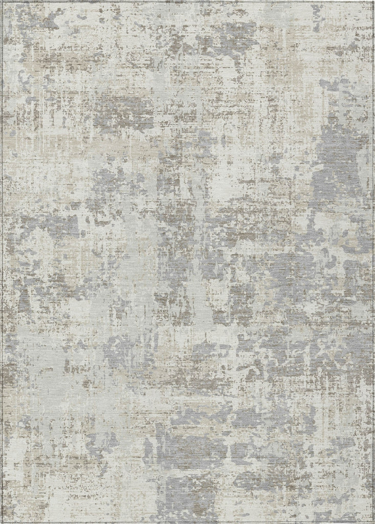 Piper Looms Chantille Abstract ACN1008 Ivory Machine Washable Area Rug main image