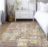 Piper Looms Chantille Abstract ACN1008 Lavender Machine Washable Area Rug Lifestyle Image Feature