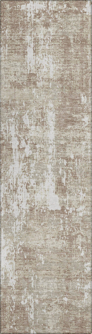 Piper Looms Chantille Abstract ACN1008 Taupe Machine Washable Area Rug Runner Main Image