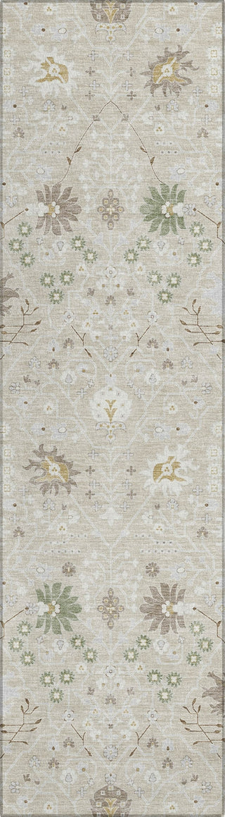 Piper Looms Chantille Traditional ACN1009 Beige Machine Washable Area Rug Runner Main Image