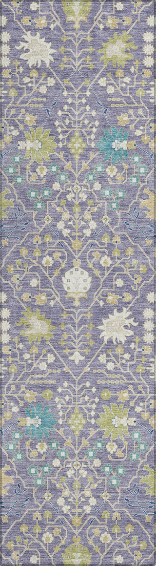 Piper Looms Chantille Traditional ACN1009 Lavender Machine Washable Area Rug Runner Main Image