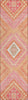 Piper Looms Chantille Tribal ACN1010 Coral Machine Washable Area Rug Runner Main Image