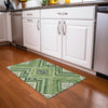 Piper Looms Chantille Tribal ACN1010 Green Machine Washable Area Rug Scatter Lifestyle Image Feature