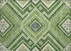 Piper Looms Chantille Tribal ACN1010 Green Machine Washable Area Rug Scatter Main Image