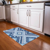 Piper Looms Chantille Tribal ACN1010 Navy Machine Washable Area Rug Scatter Lifestyle Image Feature