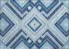 Piper Looms Chantille Tribal ACN1010 Navy Machine Washable Area Rug Scatter Main Image