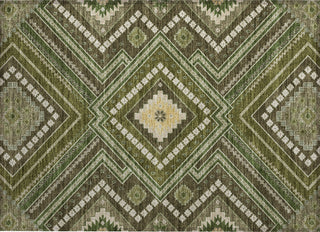 Piper Looms Chantille Tribal ACN1010 Olive Machine Washable Area Rug Scatter Main Image
