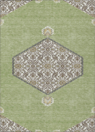 Piper Looms Chantille Oriental ACN1011 Aloe Machine Washable Area Rug main image