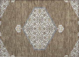 Piper Looms Chantille Oriental ACN1011 Brown Machine Washable Area Rug Scatter Main Image