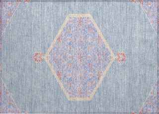 Piper Looms Chantille Oriental ACN1011 Denim Machine Washable Area Rug Scatter Main Image