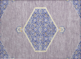 Piper Looms Chantille Oriental ACN1011 Lavender Machine Washable Area Rug Scatter Main Image