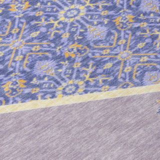 Piper Looms Chantille Oriental ACN1011 Lavender Machine Washable Area Rug Swatch Image