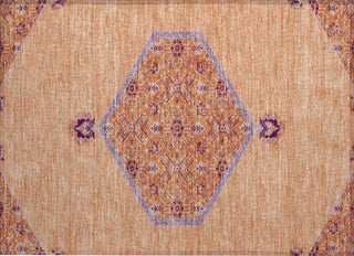 Piper Looms Chantille Oriental ACN1011 Peach Machine Washable Area Rug Scatter Main Image
