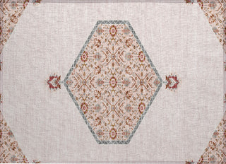 Piper Looms Chantille Oriental ACN1011 Pink Machine Washable Area Rug Scatter Main Image