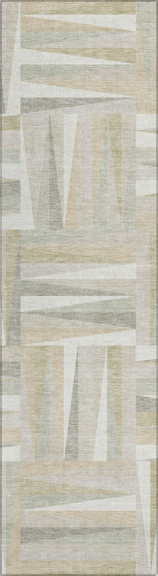 Piper Looms Chantille Squares ACN1012 Ivory Machine Washable Area Rug Runner Main Image