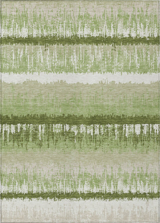 Piper Looms Chantille Stripes ACN1013 Aloe Machine Washable Area Rug main image